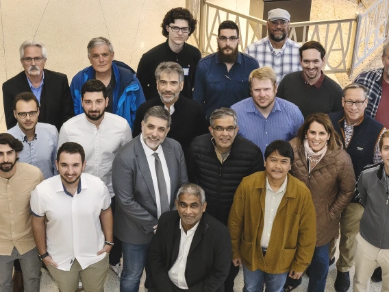 Photo of many Space4 staff and partners